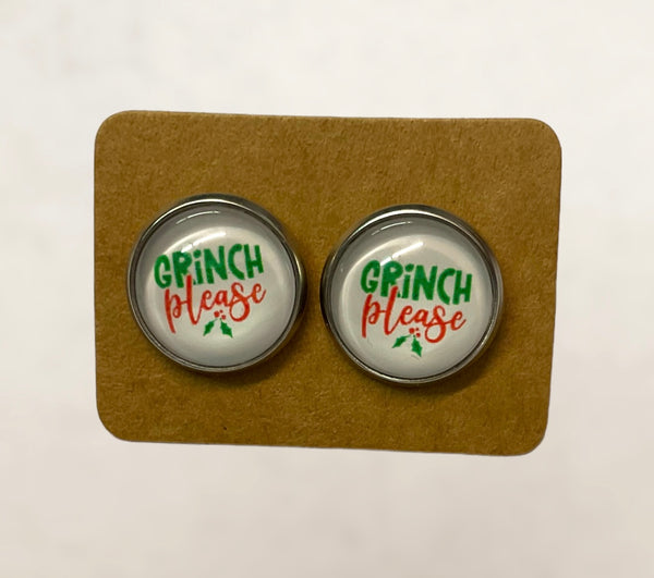 Grinch Earrings